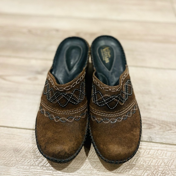 Clarks Artisan Collection Leather Clog Size 7M - Picture 4 of 4